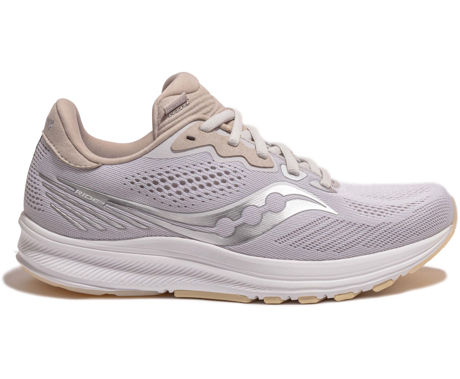 Women\'s Saucony Ride 14 Running Shoes Beige | Singapore 194SGLO